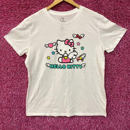Sanrio Hello Kitty Angel Wings Graphic T-Shirt Small
