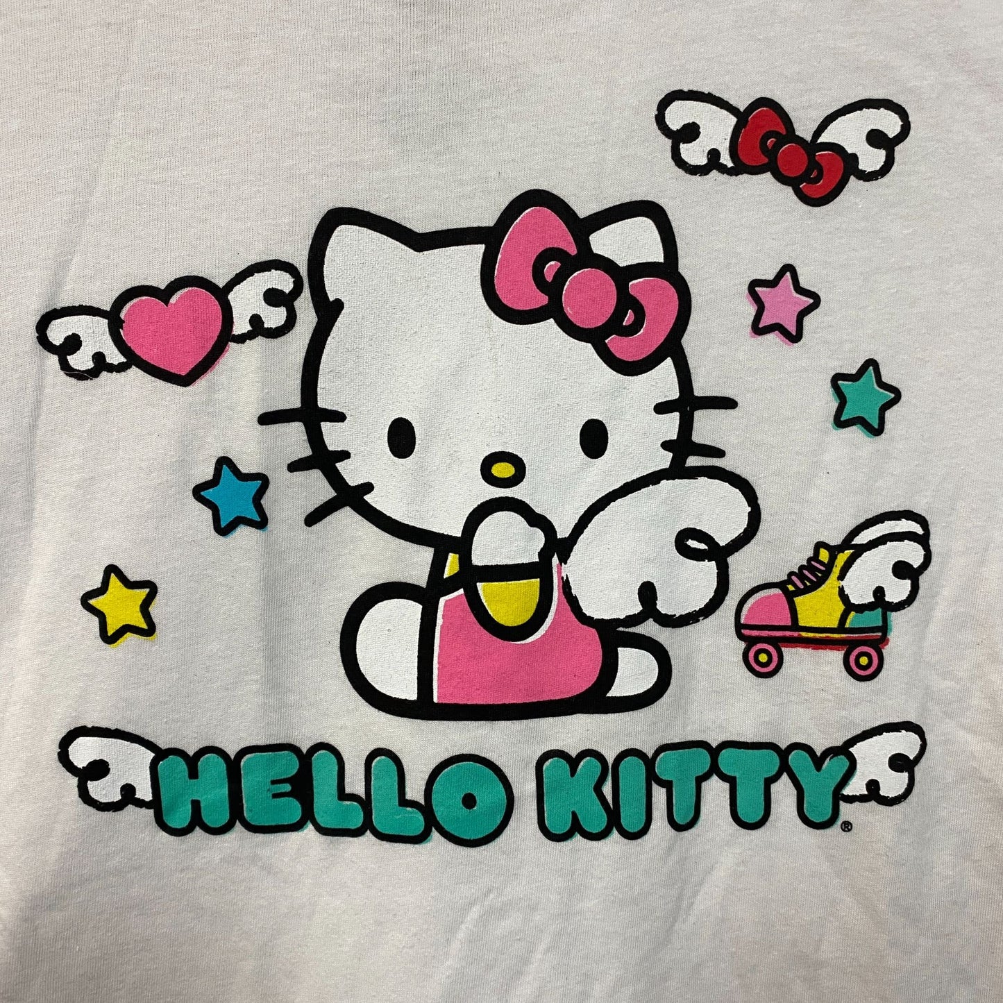 Sanrio Hello Kitty Angel Wings Graphic T-Shirt Small