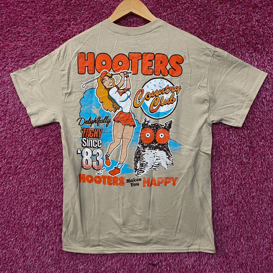 Hooters Country Club Delightfully Tacky Since 83 T-Shirt Large