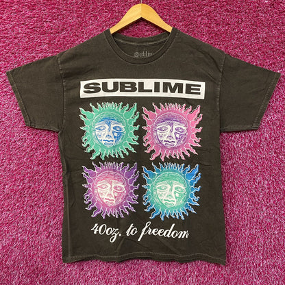 Sublime 40 Oz. To Freedom Sun Logo T-Shirt S/M