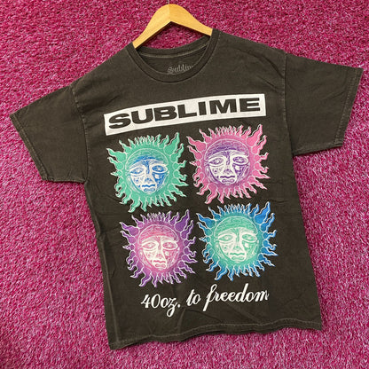 Sublime 40 Oz. To Freedom Sun Logo T-Shirt S/M