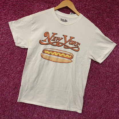 Junk Food New York Hot Dog Graphic T-Shirt Small