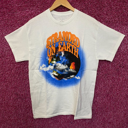 MNML "Stranded on Earth" Retro Style Graphic T-Shirt Small