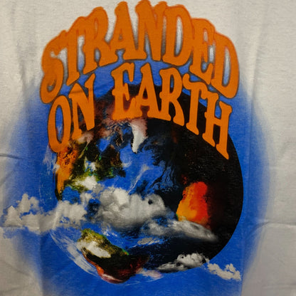 MNML "Stranded on Earth" Retro Style Graphic T-Shirt Small