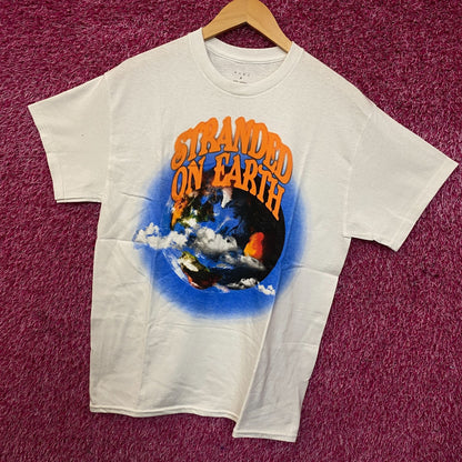 MNML "Stranded on Earth" Retro Style Graphic T-Shirt Small