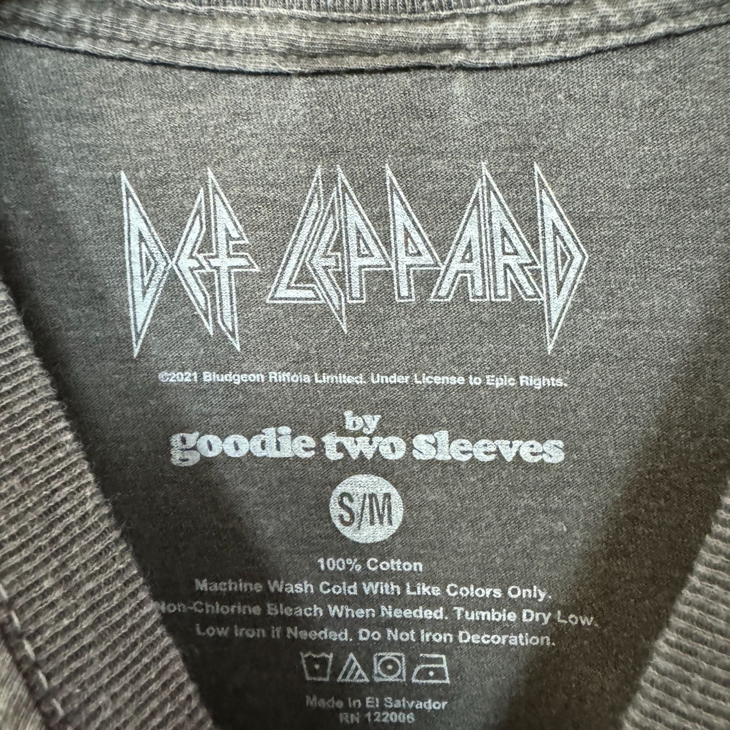 Def Leppard Pyromania Album Cover Art Metal Band Tee S/M