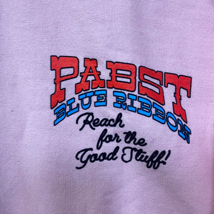 Pabst Blue Ribbon Reach For The Good Stuff Crewneck Large