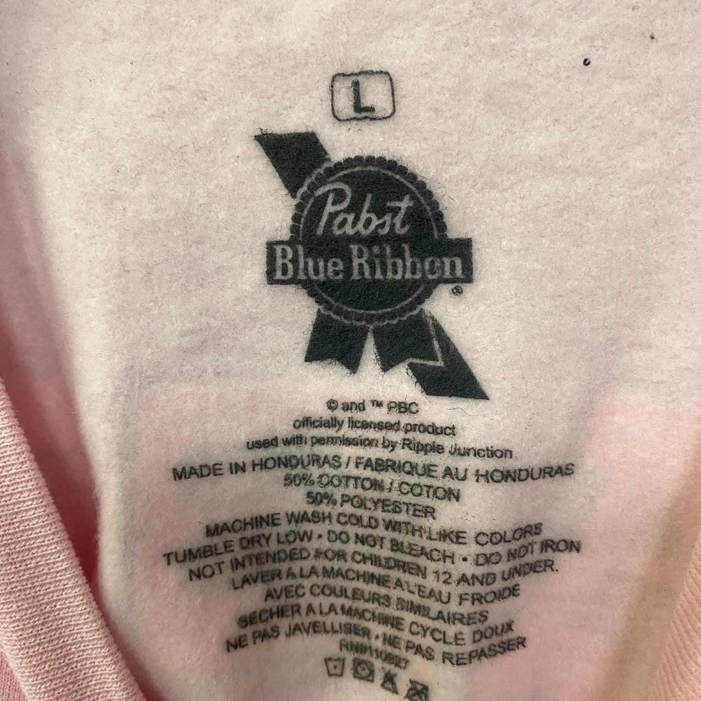 Pabst Blue Ribbon Reach For The Good Stuff Crewneck Large