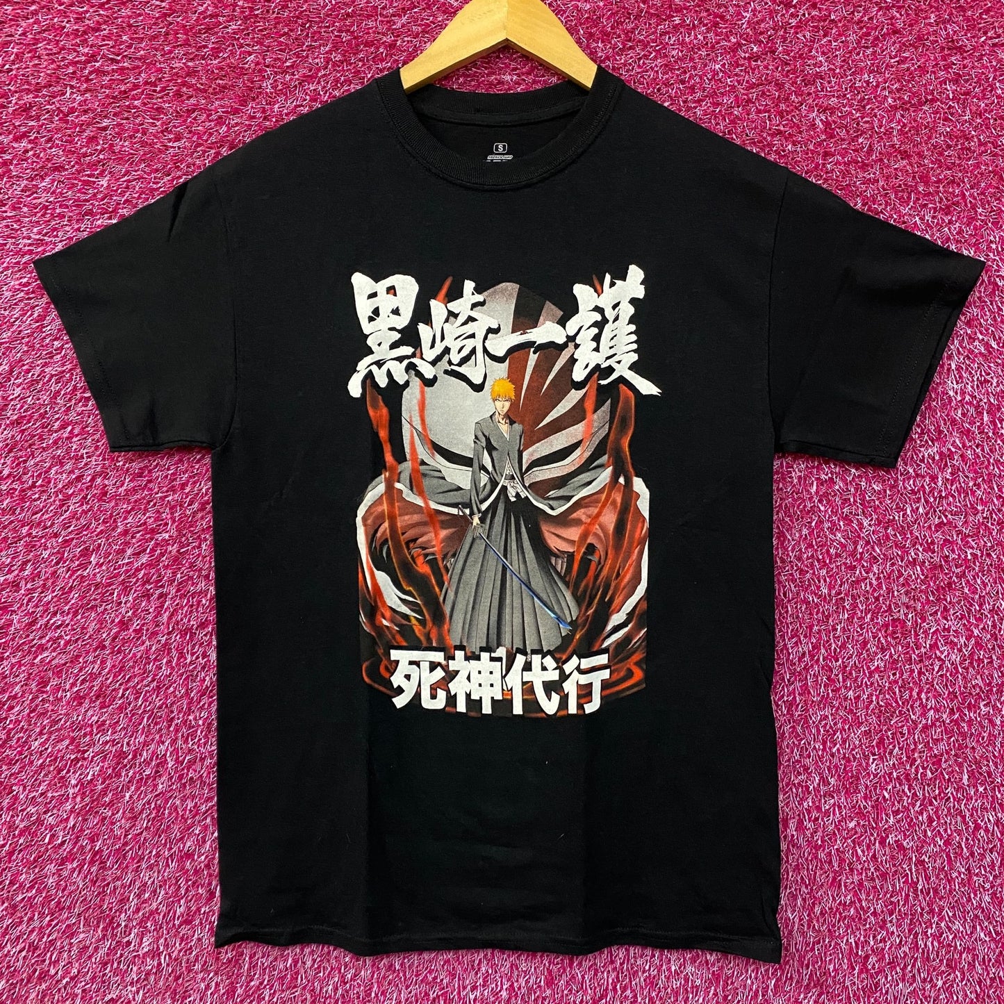 Bleach Ichigo Kurosaki Shinigami Daikou- Substitute Soul Reaper Anime T-Shirt Small