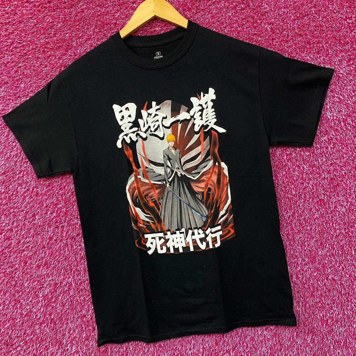Bleach Ichigo Kurosaki Shinigami Daikou- Substitute Soul Reaper Anime T-Shirt Small