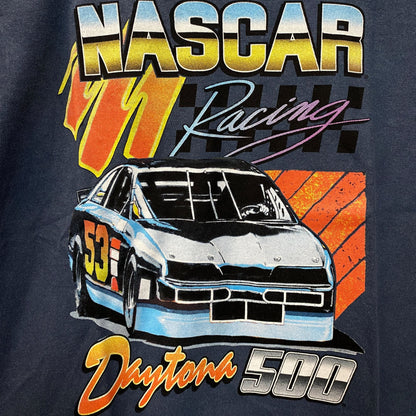 Aeropostale NASCAR Daytona 500 Vintage-Style Race Car Graphic Kids T-Shirt Large