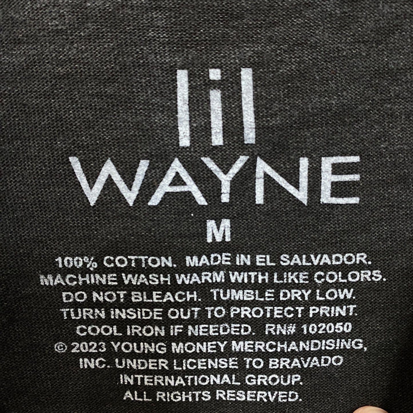 Lil Wayne Tha Carter III Double Sided Tracklist T-shirt size Medium