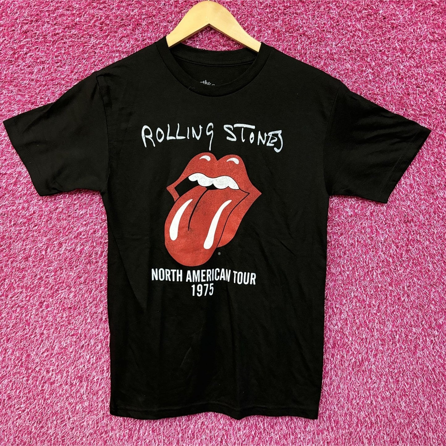 The Rolling Stones North American Tout 1975 Rock tee size small