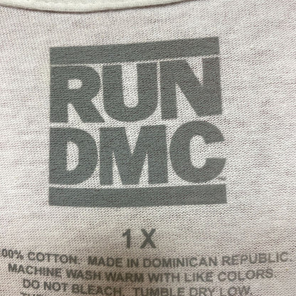 Run DMC King of Rock Chain Link Fence Hip Hop Group Tee 1X