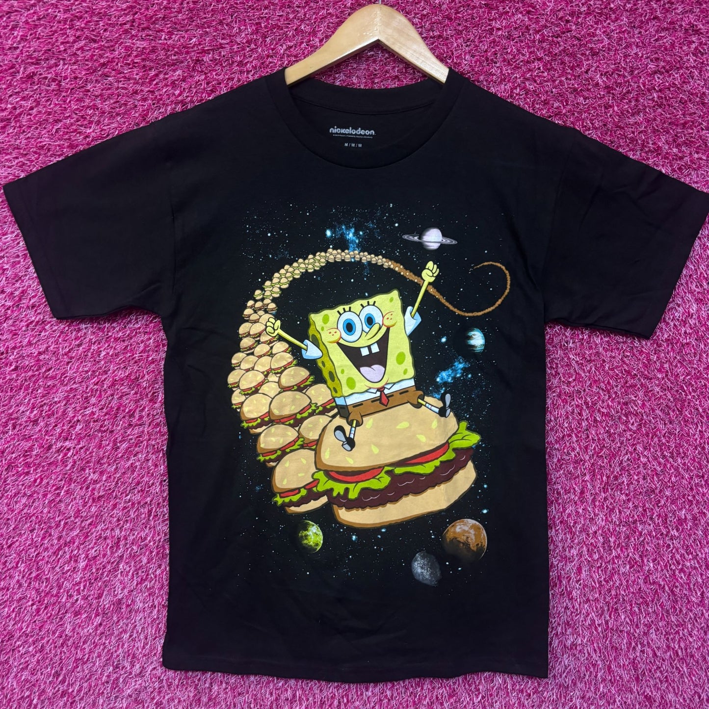 Spongebob Burger Asteroid Belt T-shirt size medium