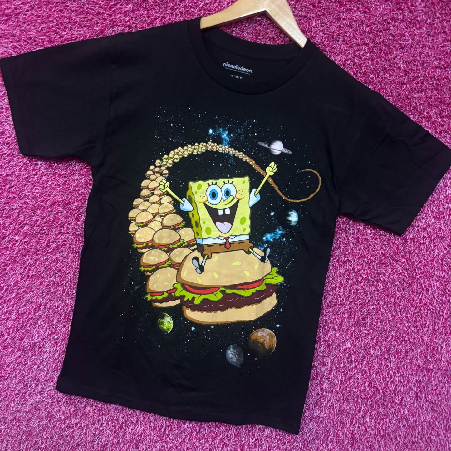 Spongebob Burger Asteroid Belt T-shirt size medium