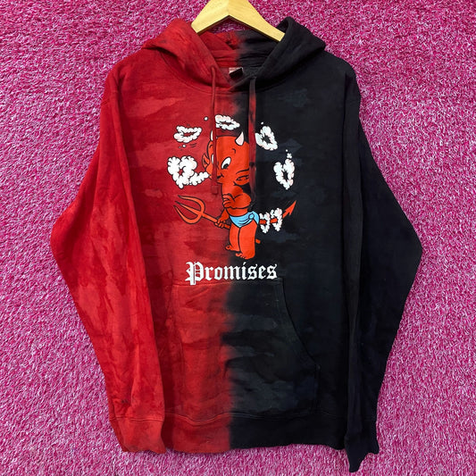 Broken Promises Split Dye Madly in Love hoodie size Medium