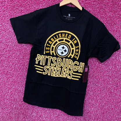 Junk Food Clothing Pittsburgh Steelers Kickoff Crew Shirt Small