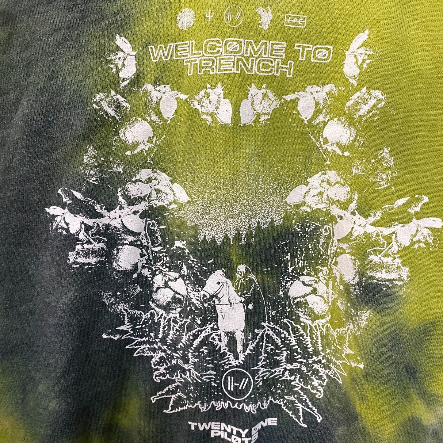 Twenty One Pilots Welcome to Trench Album Tie-Dye Hoodie XS
