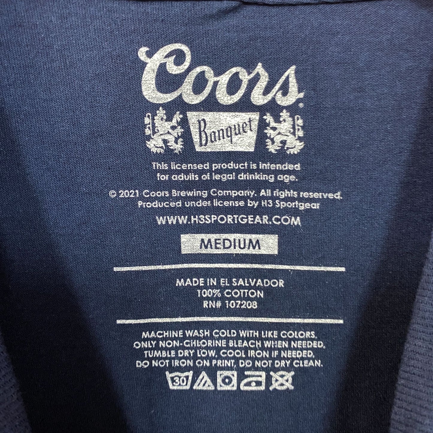 Coors Banquet Logo Coors Promo T-Shirt Medium