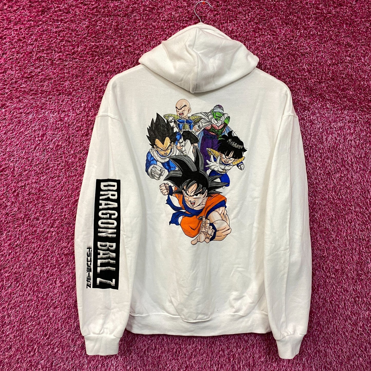 Dragon Ball Z Goku & Z Fighters Frieza Arc Anime Hoodie M