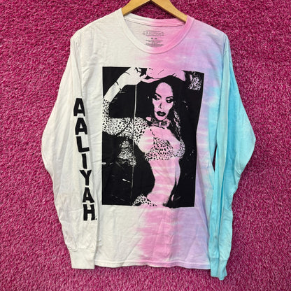 Aaliyah One in a Million Urban Pop Split-dye Long Sleeve M