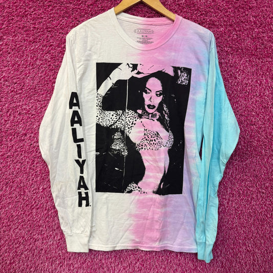 Aaliyah One in a Million Urban Pop Split-dye Long Sleeve M