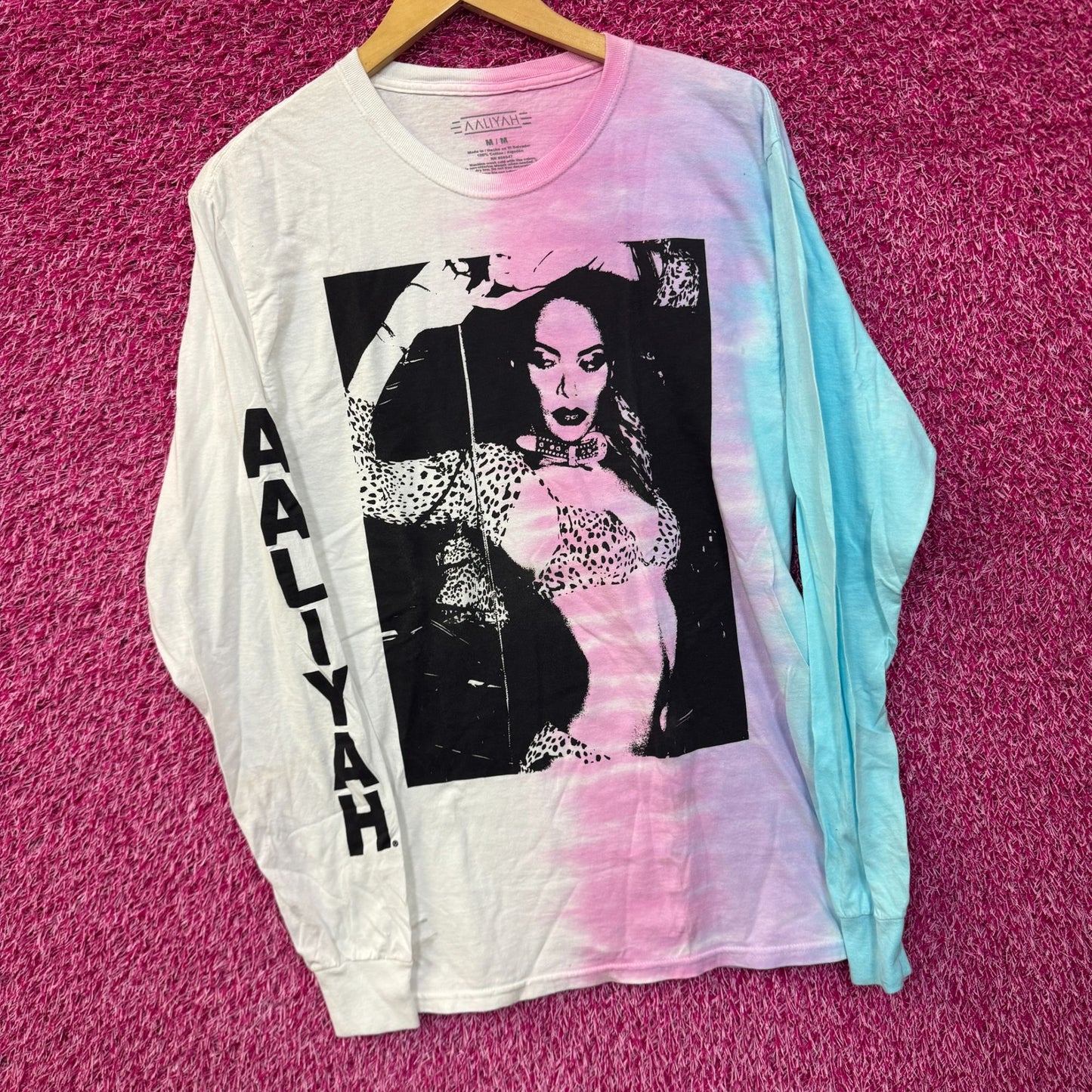Aaliyah One in a Million Urban Pop Split-dye Long Sleeve M