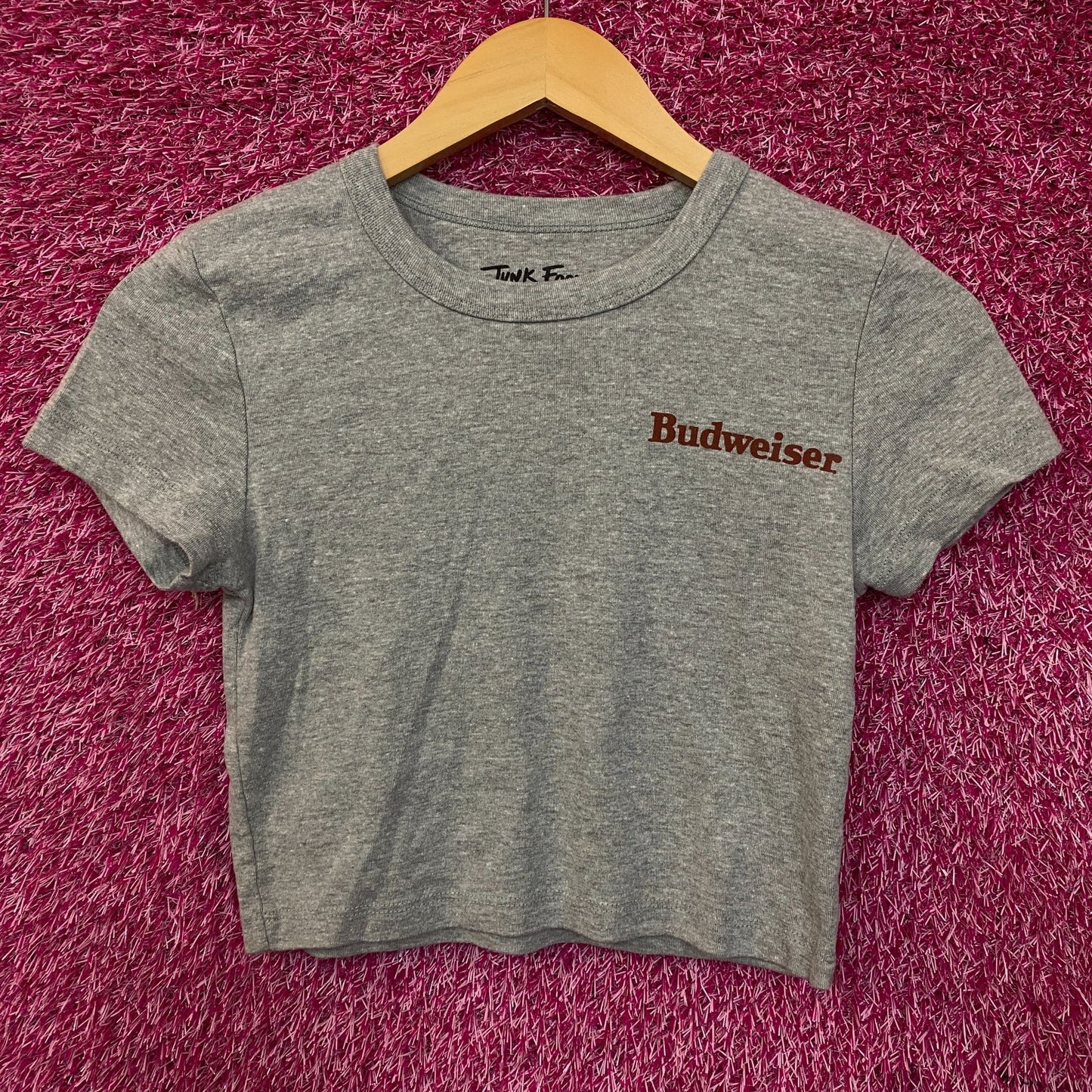 Junk Food Clothing Women's Budweiser Anheuser Busch Baby Crop Tee XS