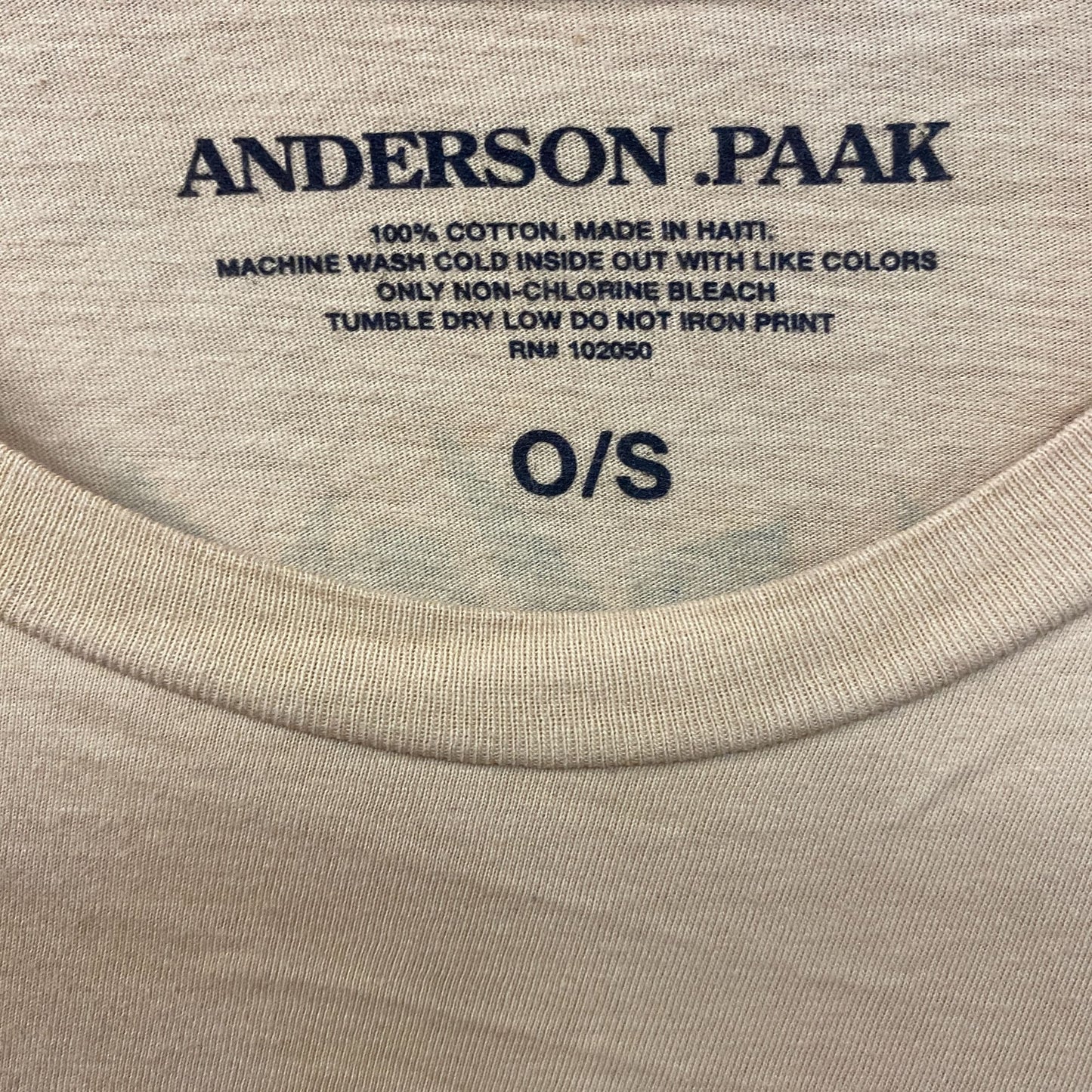 Anderson Paak Best Teef In The Game Tour Long Sleeve T-Shirt Small