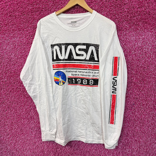 NASA 1988 National Aero & Space Adminstration Long Sleeve L