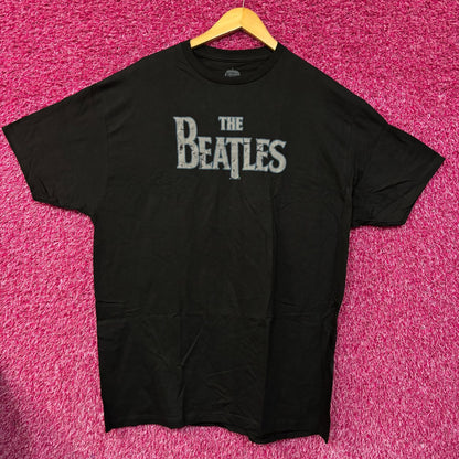 The Beatles Logo Vintage Style Graphic Design T-Shirt 2XL