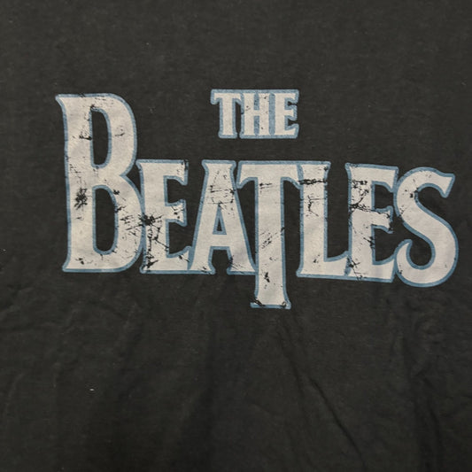 The Beatles Logo Vintage Style Graphic Design T-Shirt 2XL