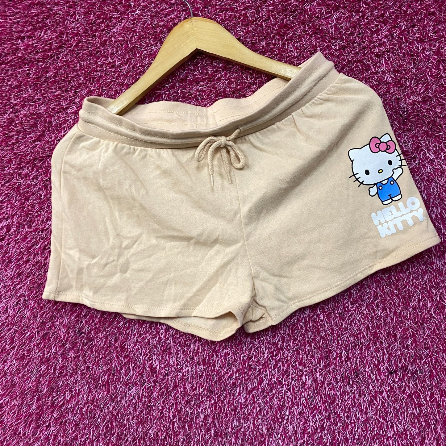 Sanrio Hello Kitty Cute Graphic Pull-On Drawstring Shorts Medium
