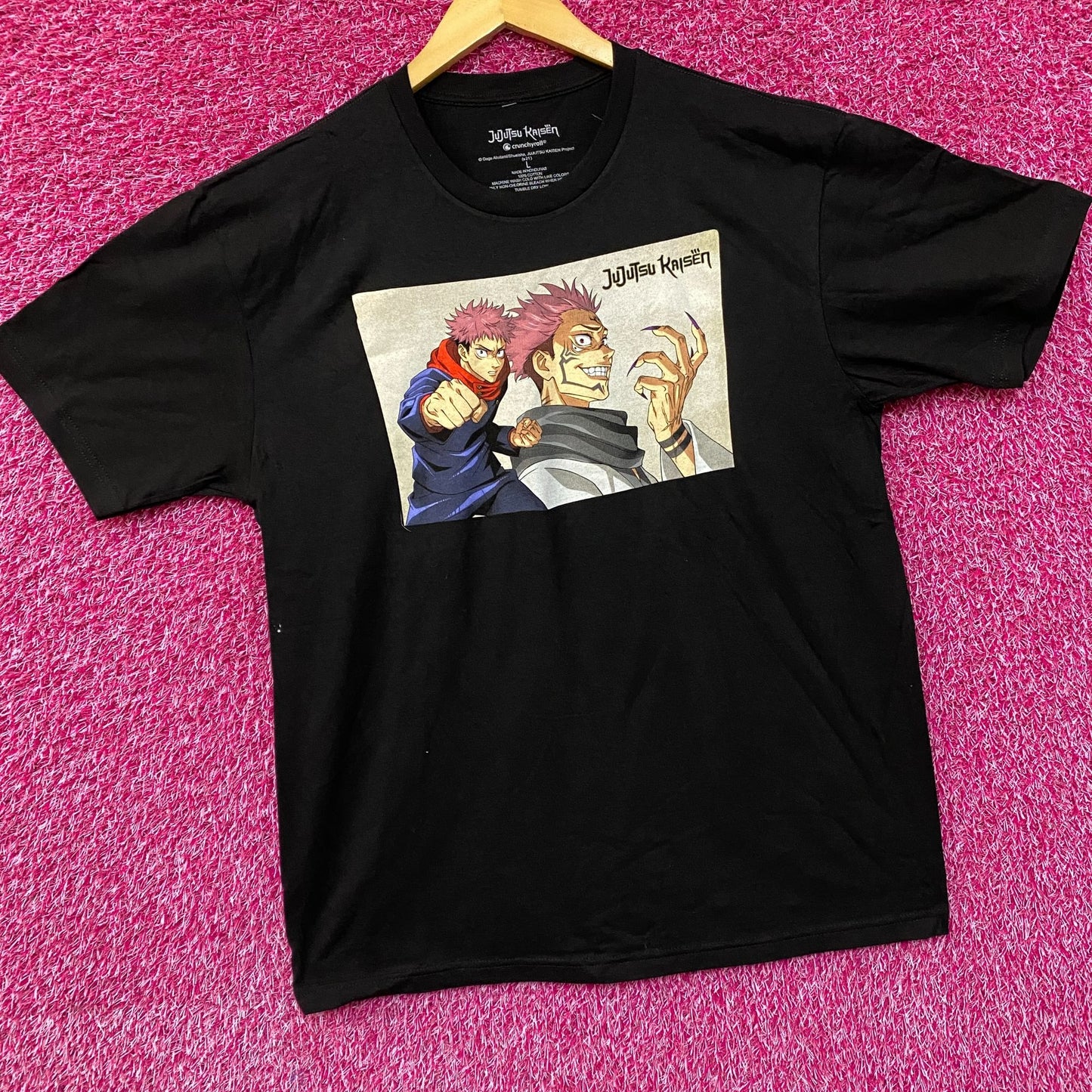 Jujutsu Kaisen Itadori Yuji & Ryoumen Sukuna - Claw -  T-Shirt Large