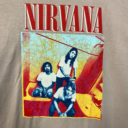 Nirvana Band Portrait Graphic T-Shirt XXL