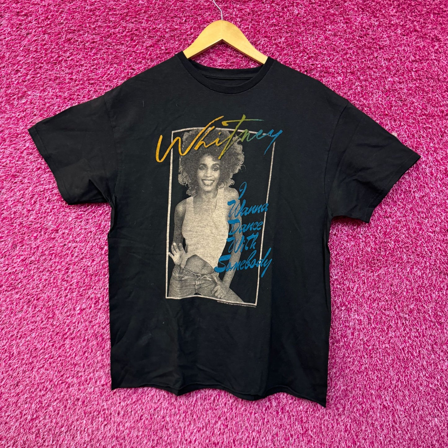 Whitney Houston I Wanna Dance with Somebody Dance Pop Tee M