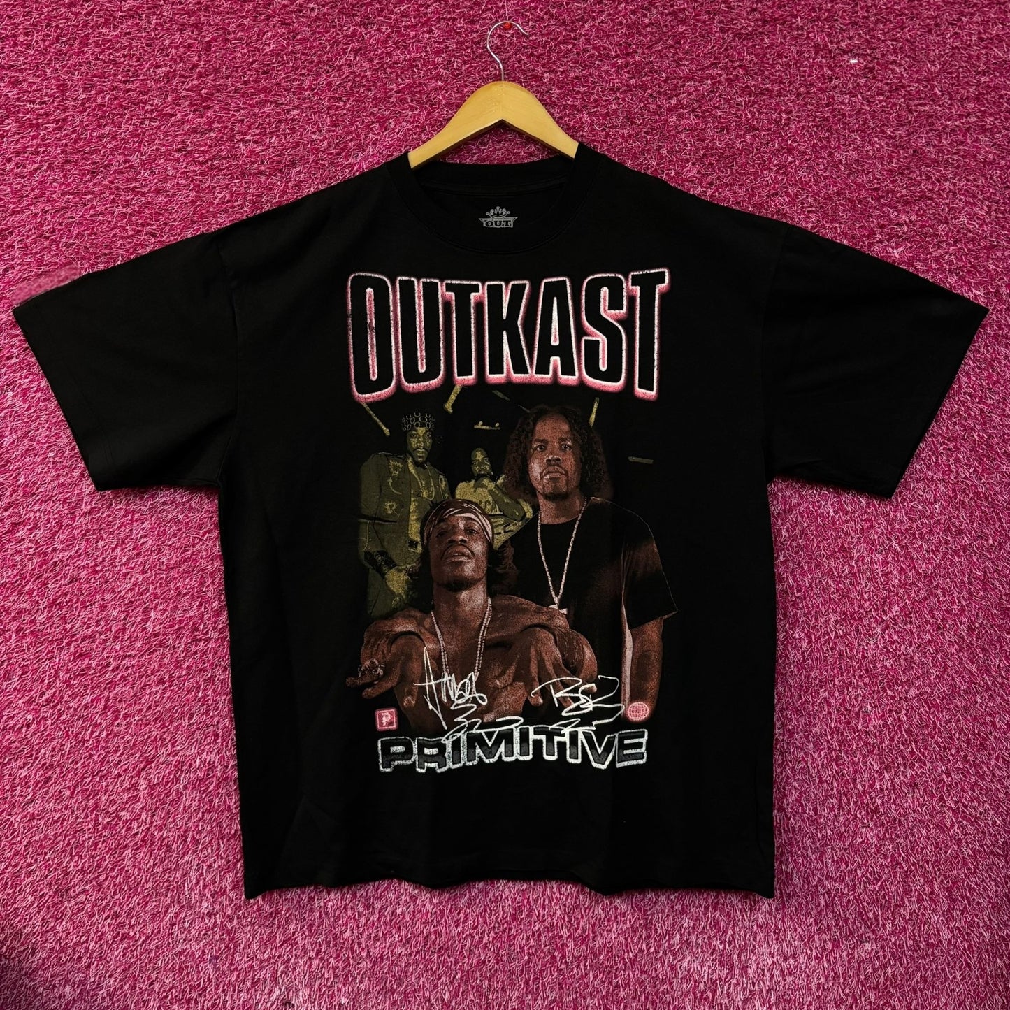 Primitive x Outkast Headline Oversized T-Shirt 2XL