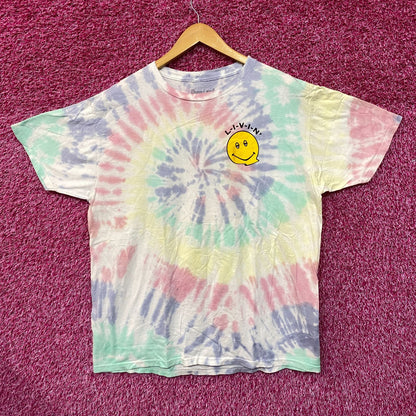 Dazed and Confused Acid Trip Smiley Movie Promo Tie Dye L