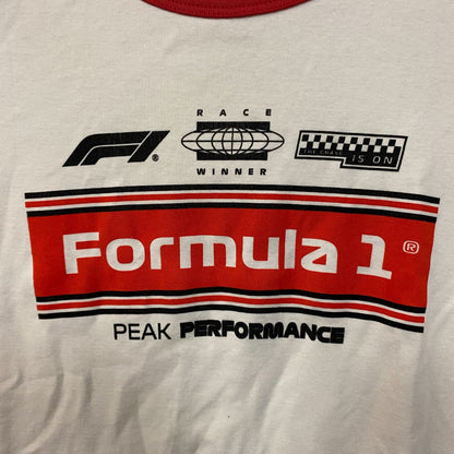 Junk Food Women's Formula 1 Finish Line Crop T-shirt Small