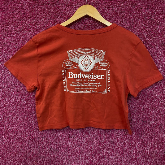 Junk Food Clothing Budweiser King Of Beer Women's Crop XL