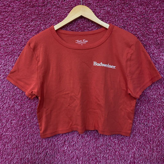 Junk Food Clothing Budweiser King Of Beer Women's Crop XL