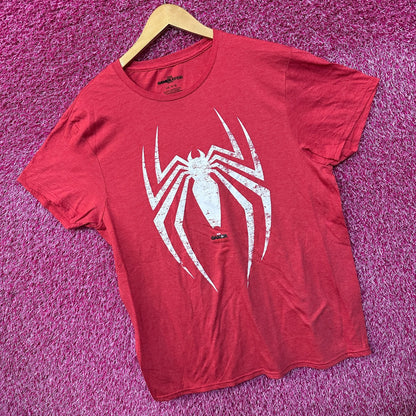Spider-Man Symbol Oversized Marvel Sony Gamerverse Tee L