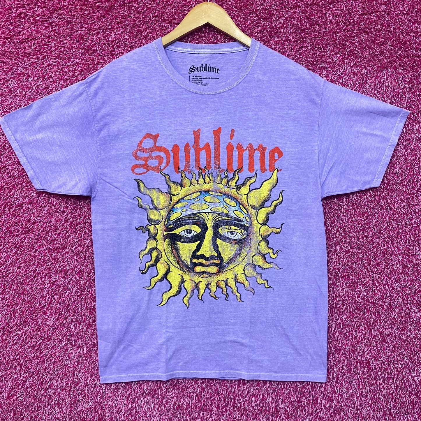 Sublime 40 oz to Freedom Sun Logo T Shirt Medium