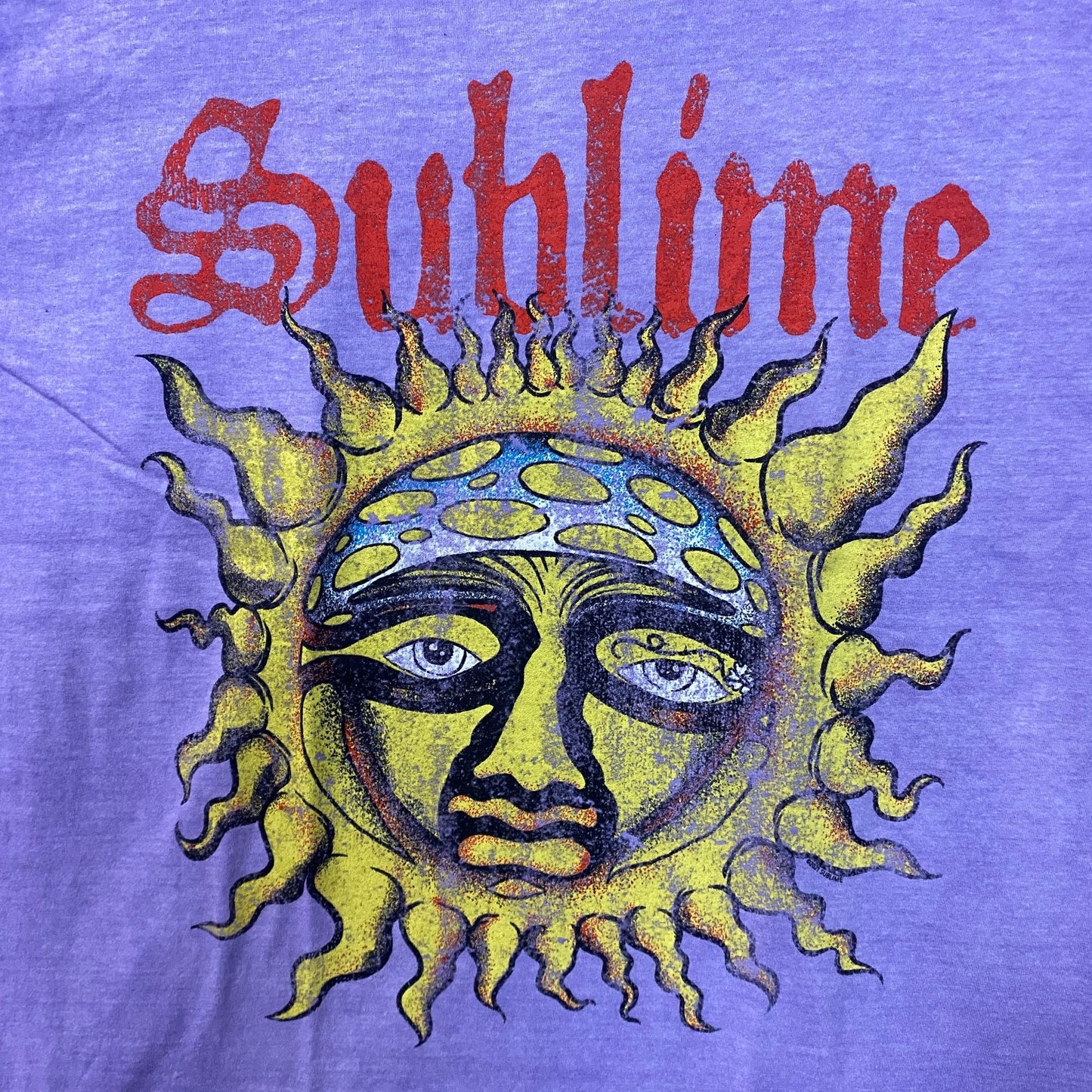 Sublime 40 oz to Freedom Sun Logo T Shirt Medium