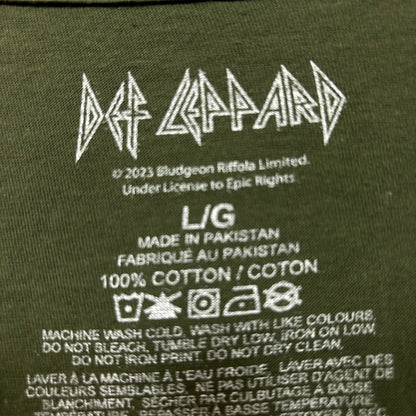 Def Leppard Adrenalize Album Cover Art Heavy Metal Tee L