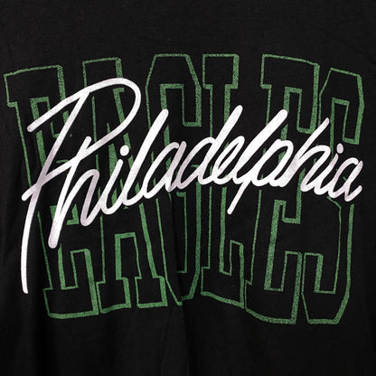 Junk Food Clothing Philadelphia Eagles Timeout Long Sleeve Crop Tee XS