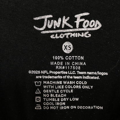 Junk Food Clothing Philadelphia Eagles Timeout Long Sleeve Crop Tee XS