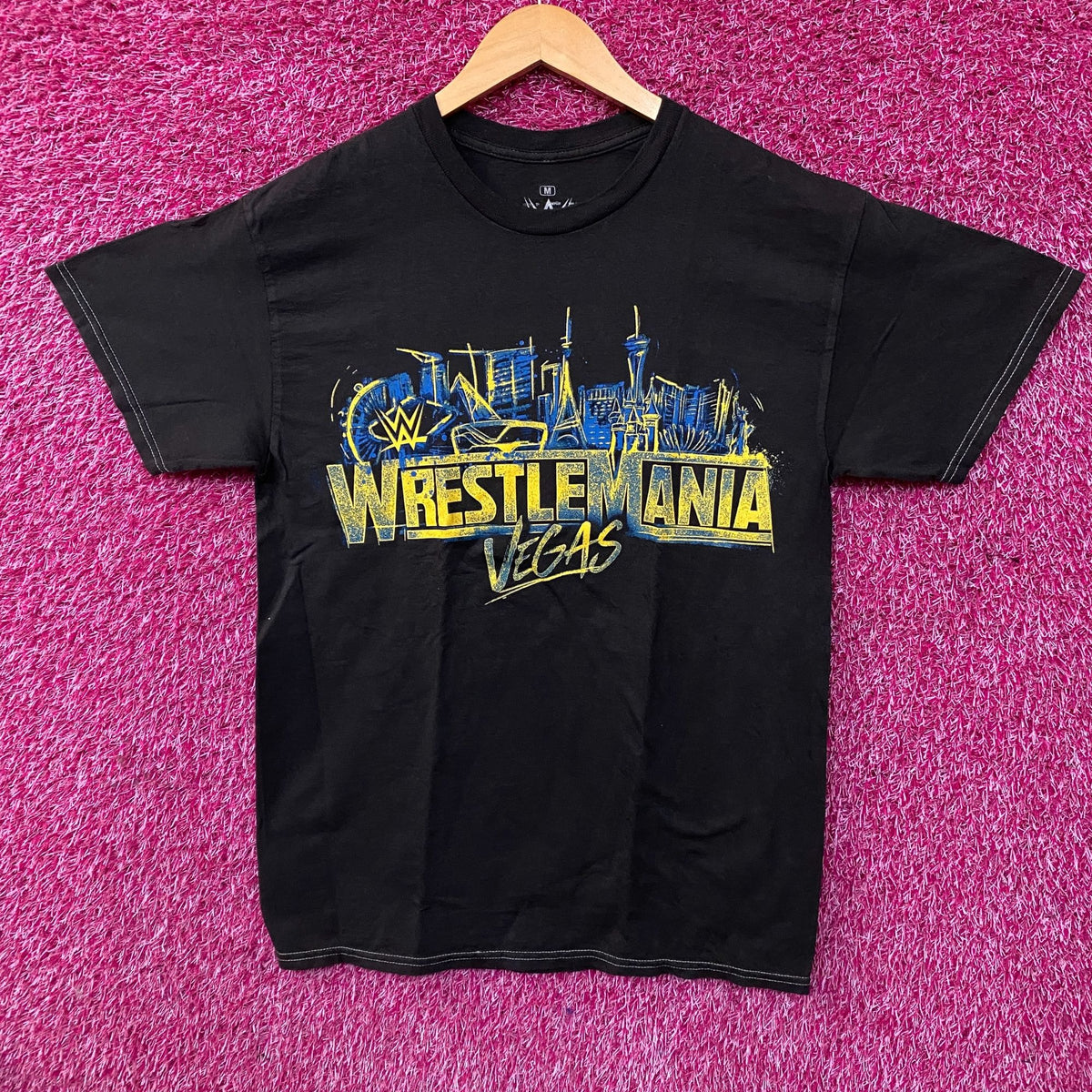 WWE WrestleMania 42 "Vegas" Graphic T-Shirt Medium
