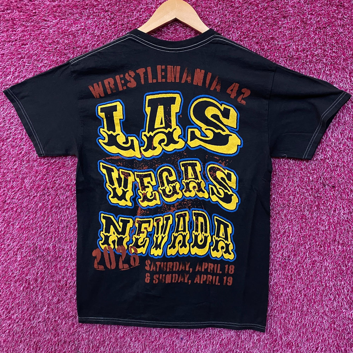 WWE WrestleMania 42 "Vegas" Graphic T-Shirt Medium